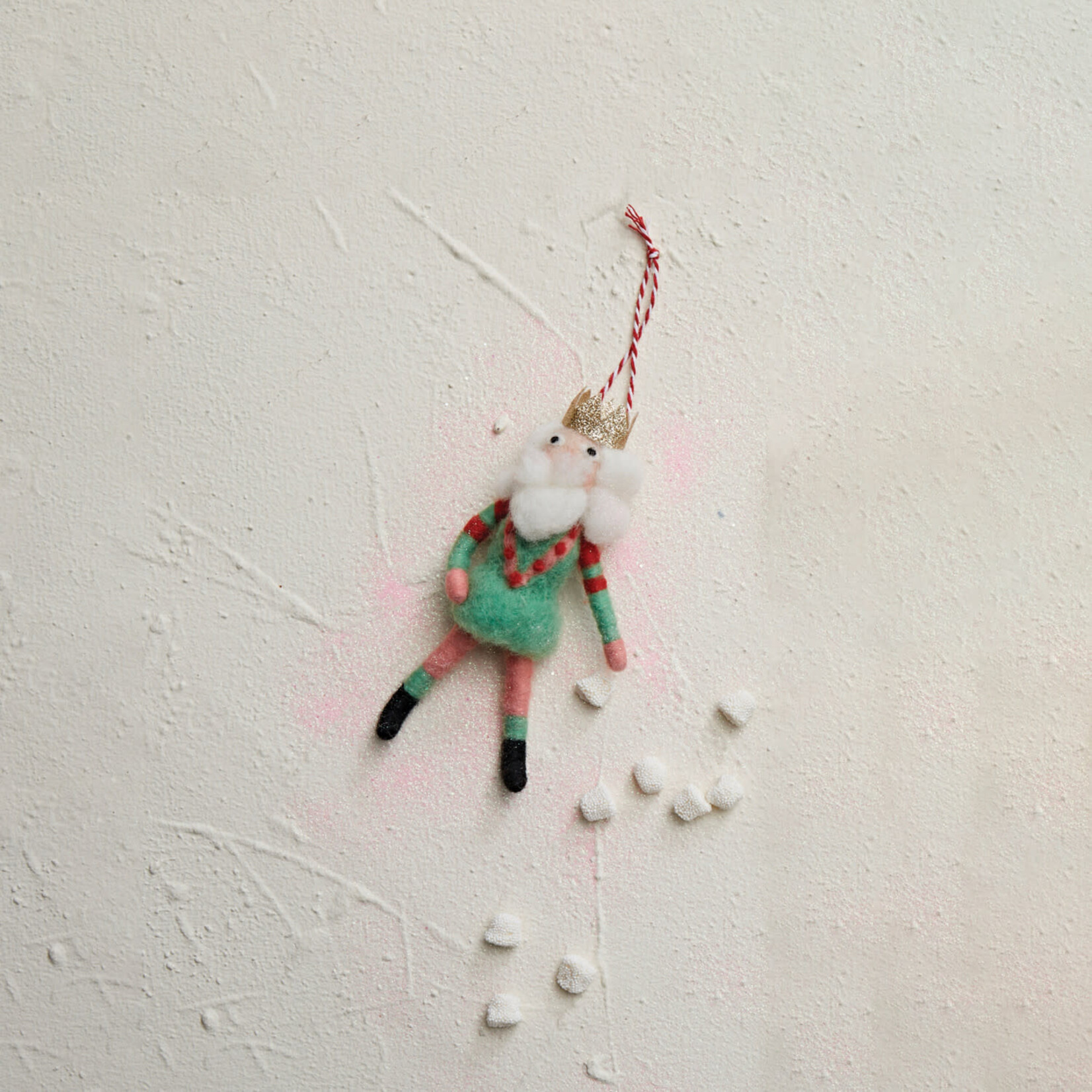 m. lynne designs felt nutcracker ornament
