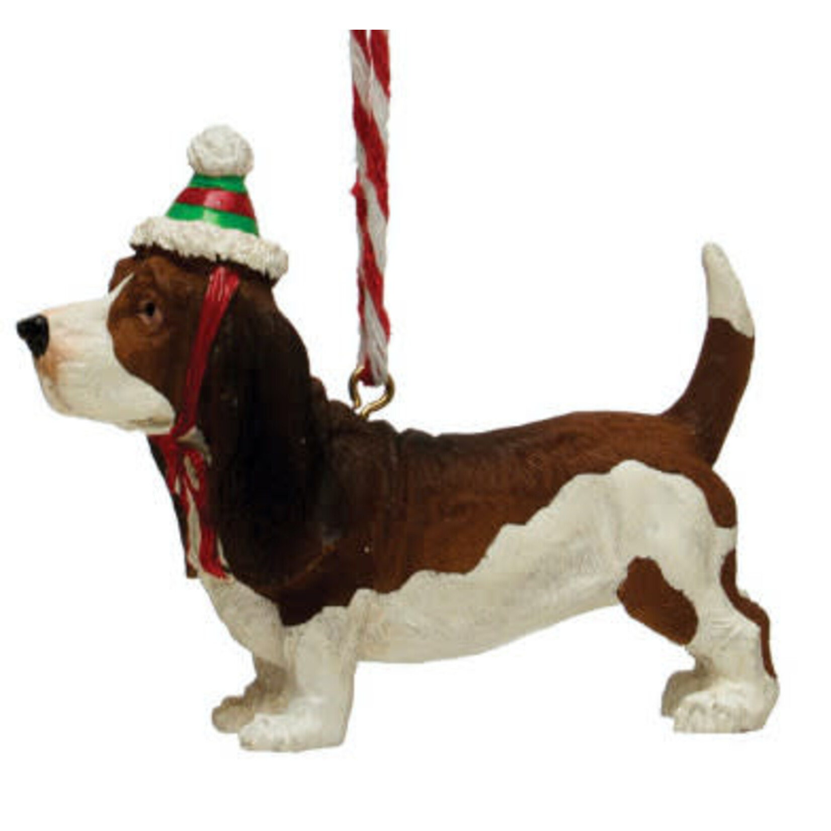 m. lynne designs christmas dog ornament
