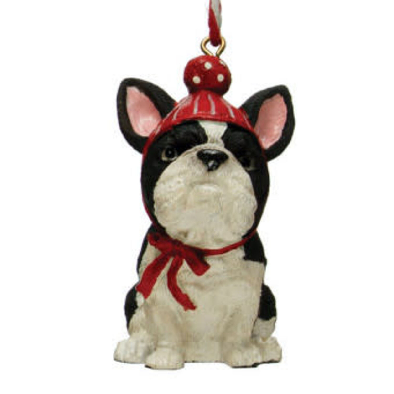 m. lynne designs christmas dog ornament