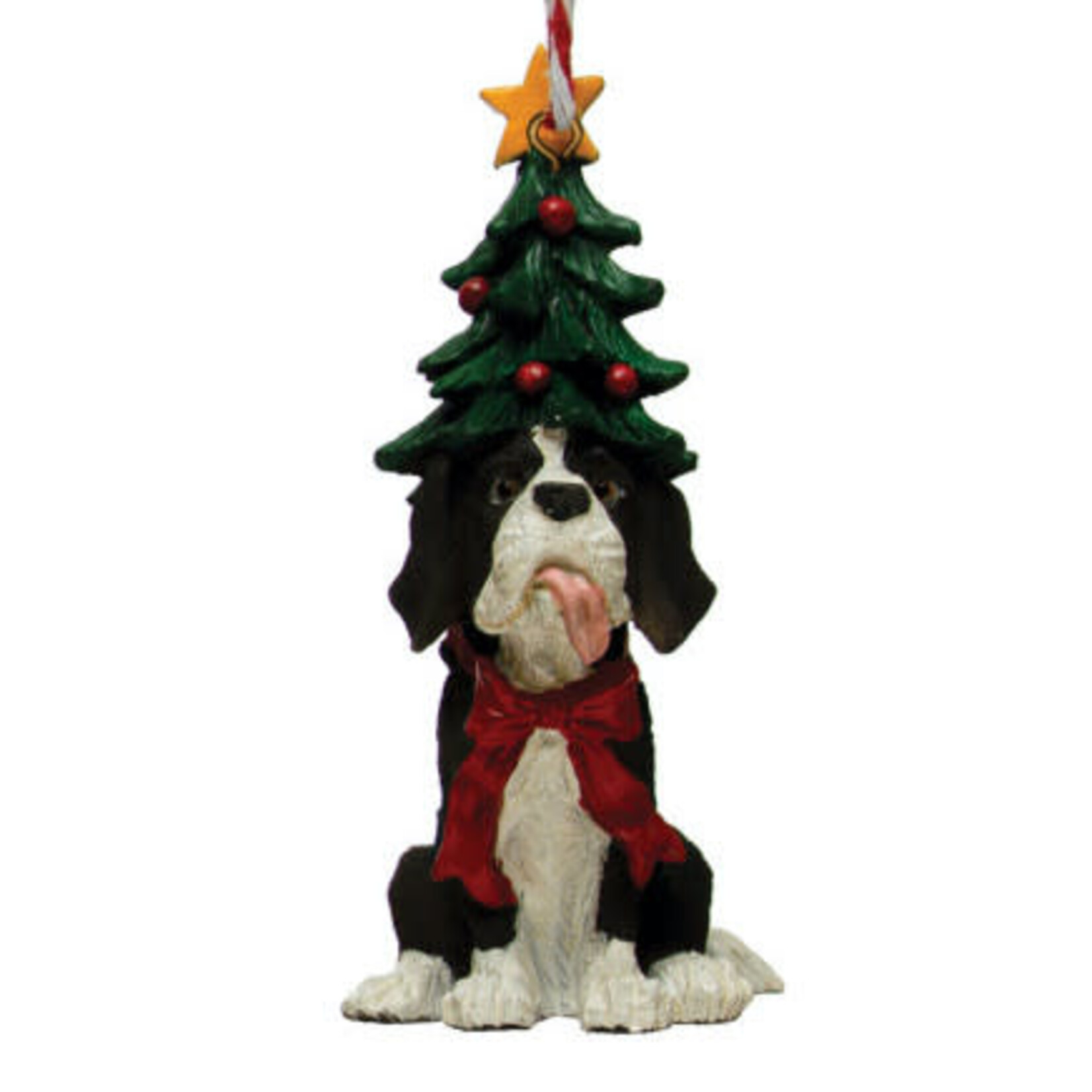 m. lynne designs christmas dog ornament