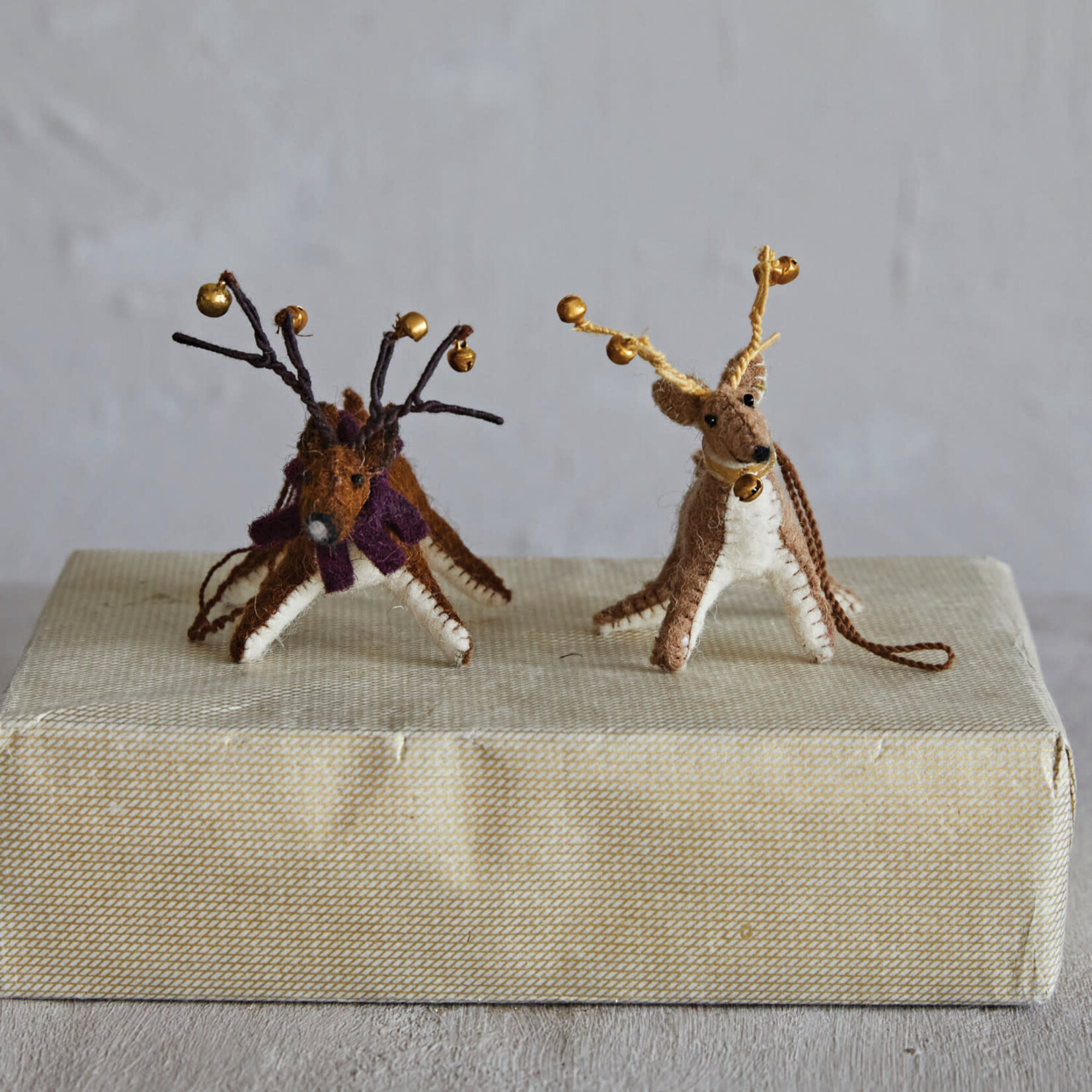 m. lynne designs felt deer ornament