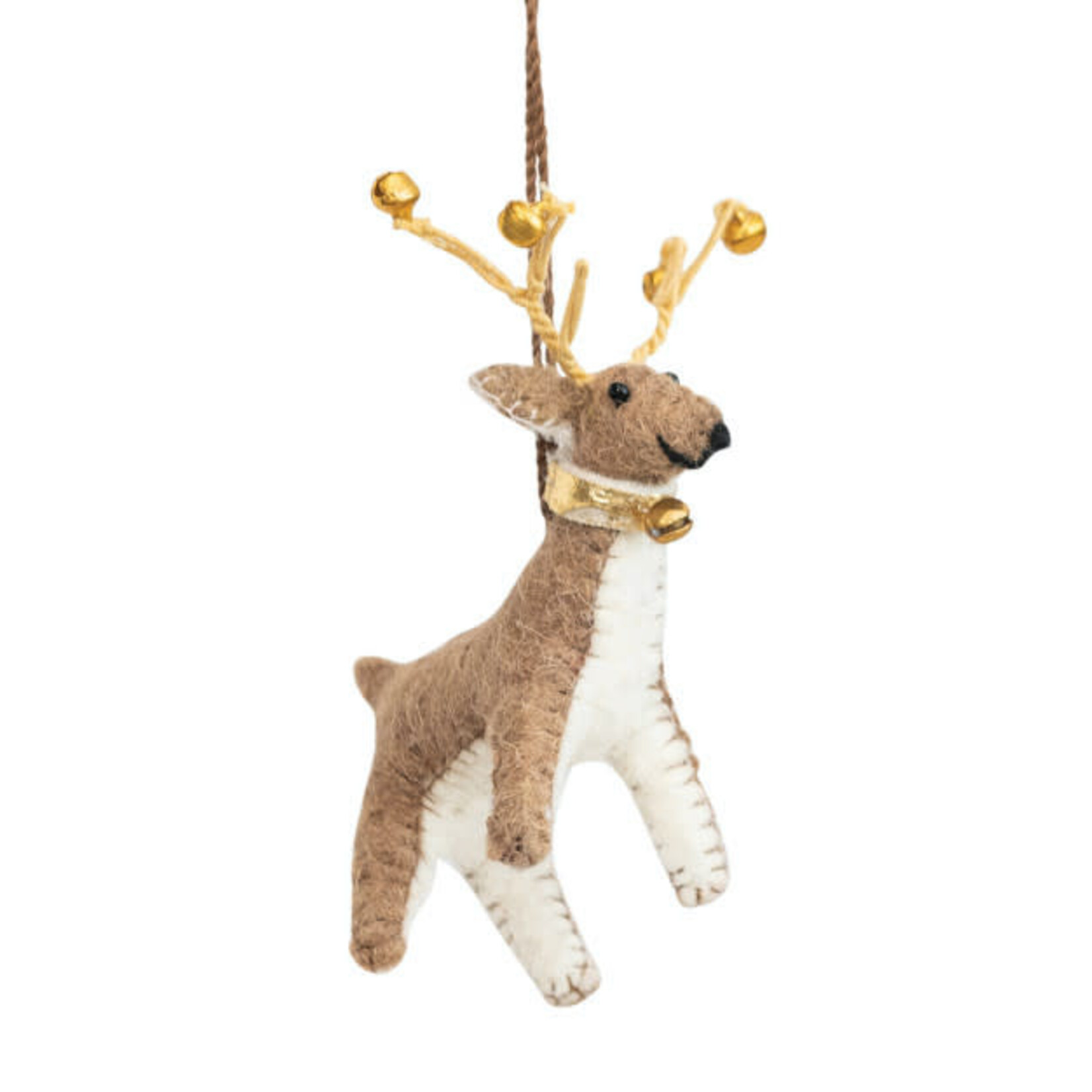 m. lynne designs felt deer ornament