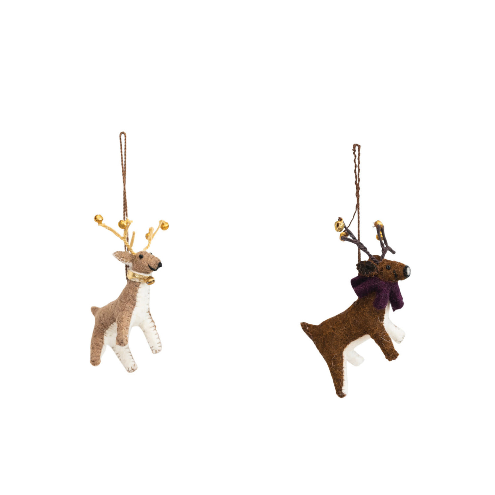 m. lynne designs felt deer ornament