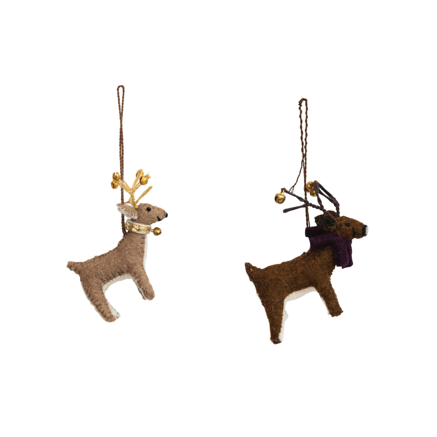 m. lynne designs felt deer ornament
