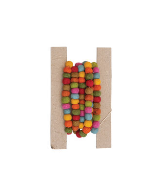 available at m. lynne designs bright wool felt pom garland