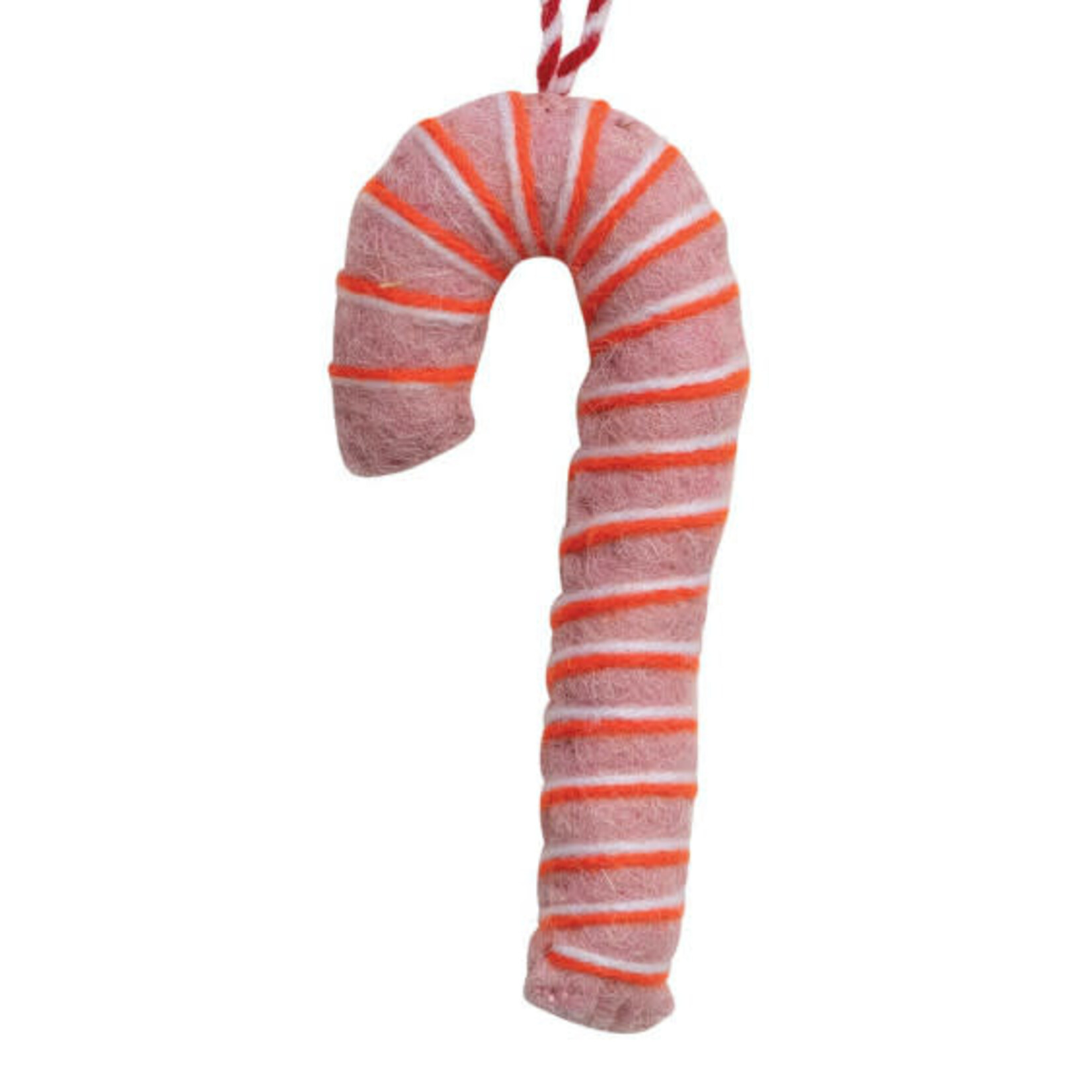 m. lynne designs felt candy cane ornament