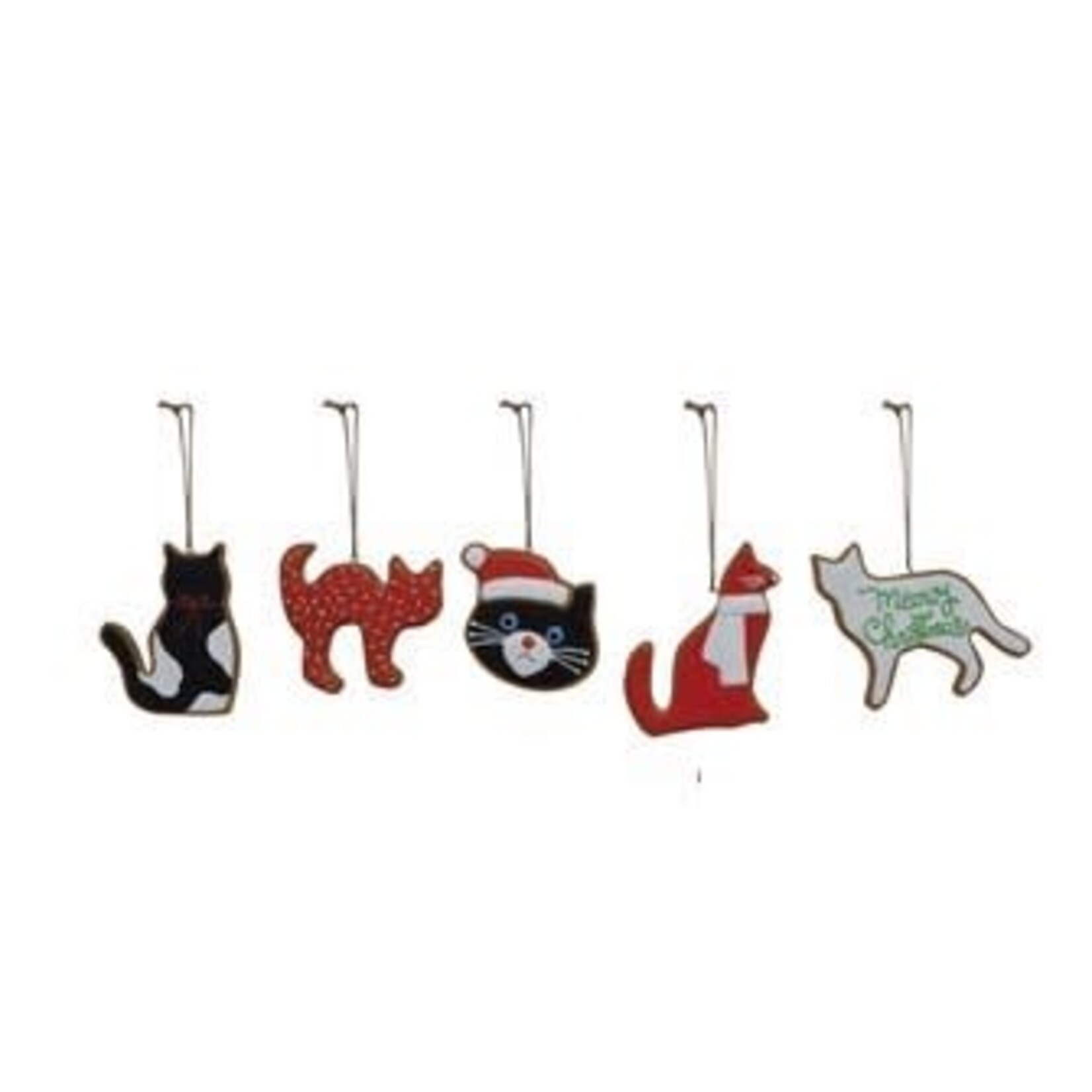 m. lynne designs iced cookie cat ornament