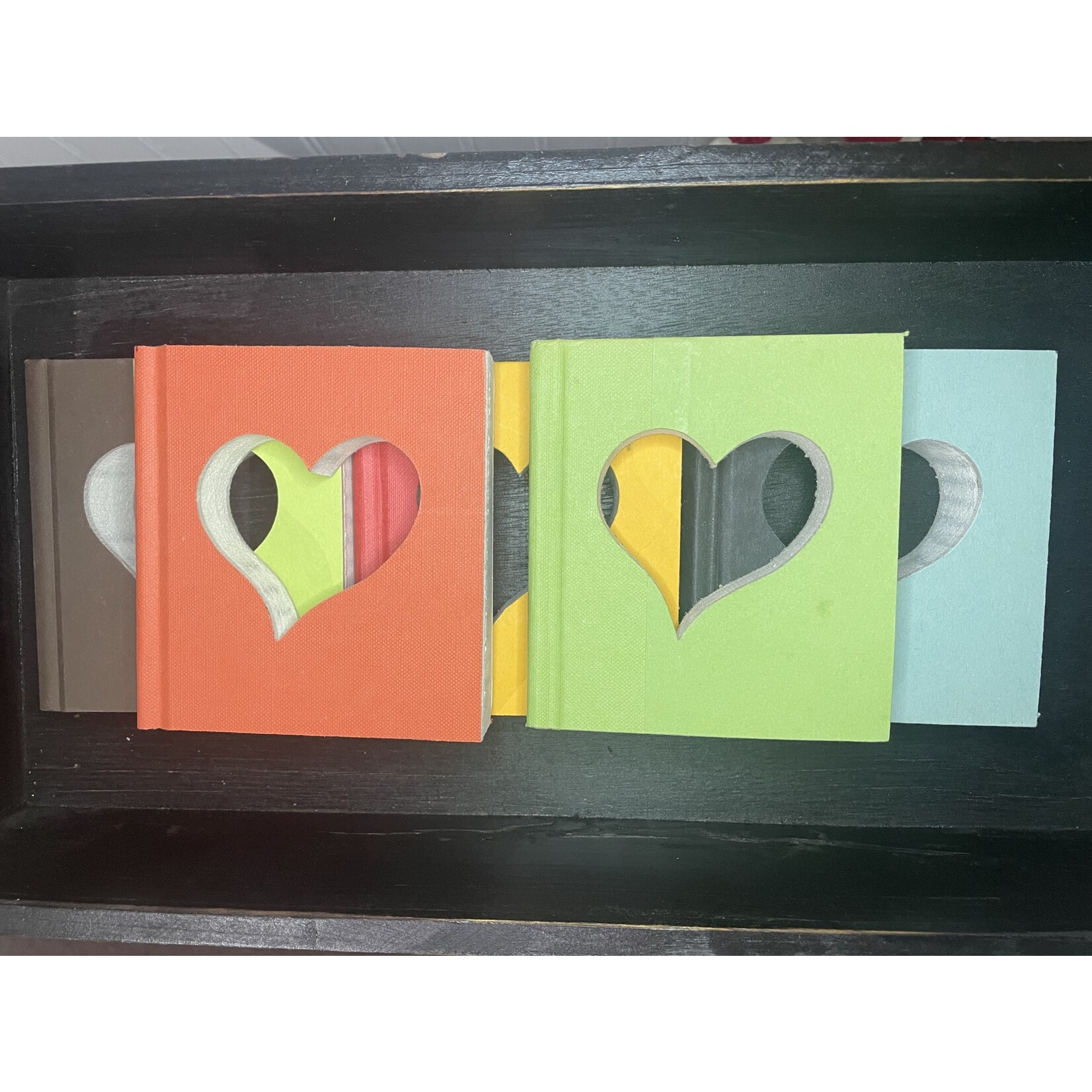 m. lynne designs mini heart book