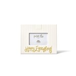 happy everything white stripe happy everything rectangle picture frame