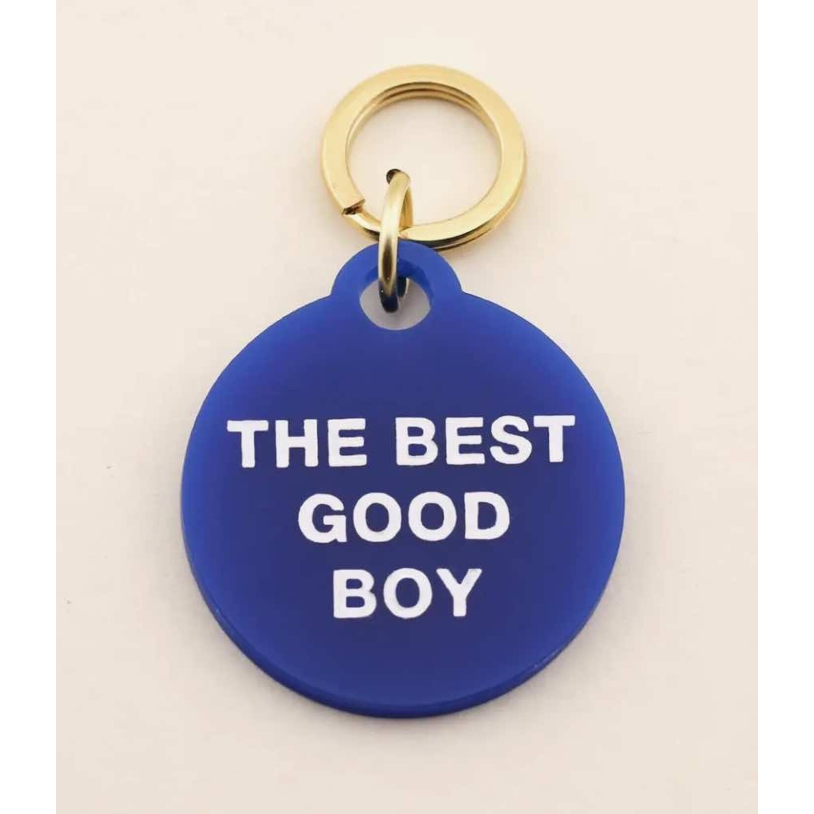 m. lynne designs best good boy pet tag