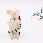 m. lynne designs mouse with lights felt