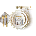 coton colors neutral nativity salad plate