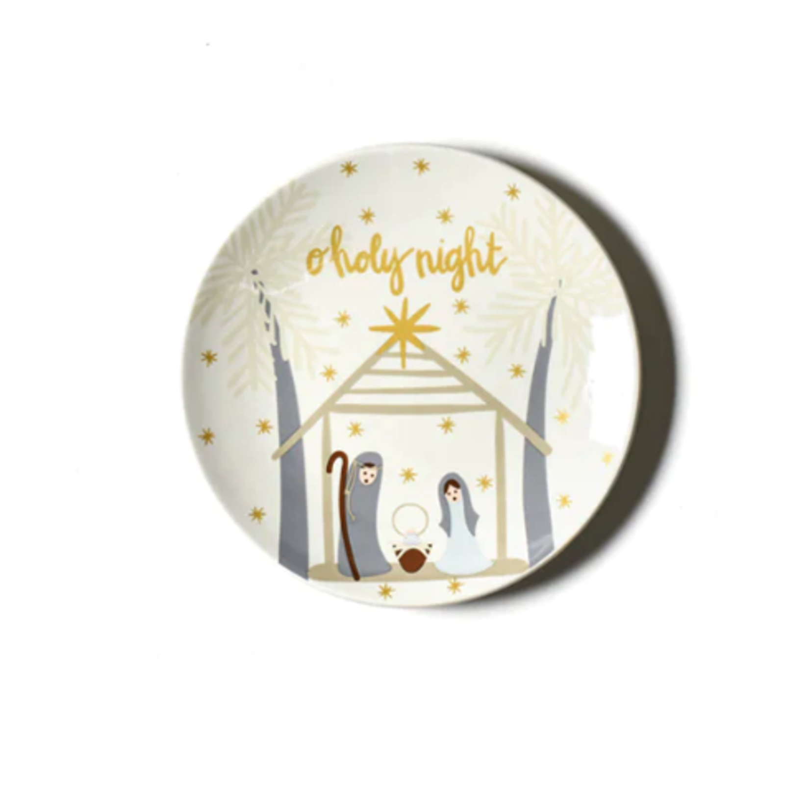 coton colors neutral nativity salad plate