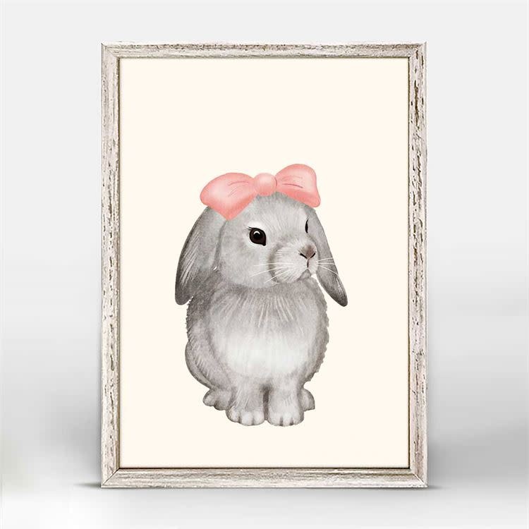 available at m. lynne designs Bunnies and Bows Framed Canvas