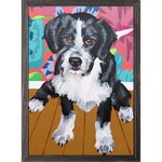m. lynne designs boots framed canvas