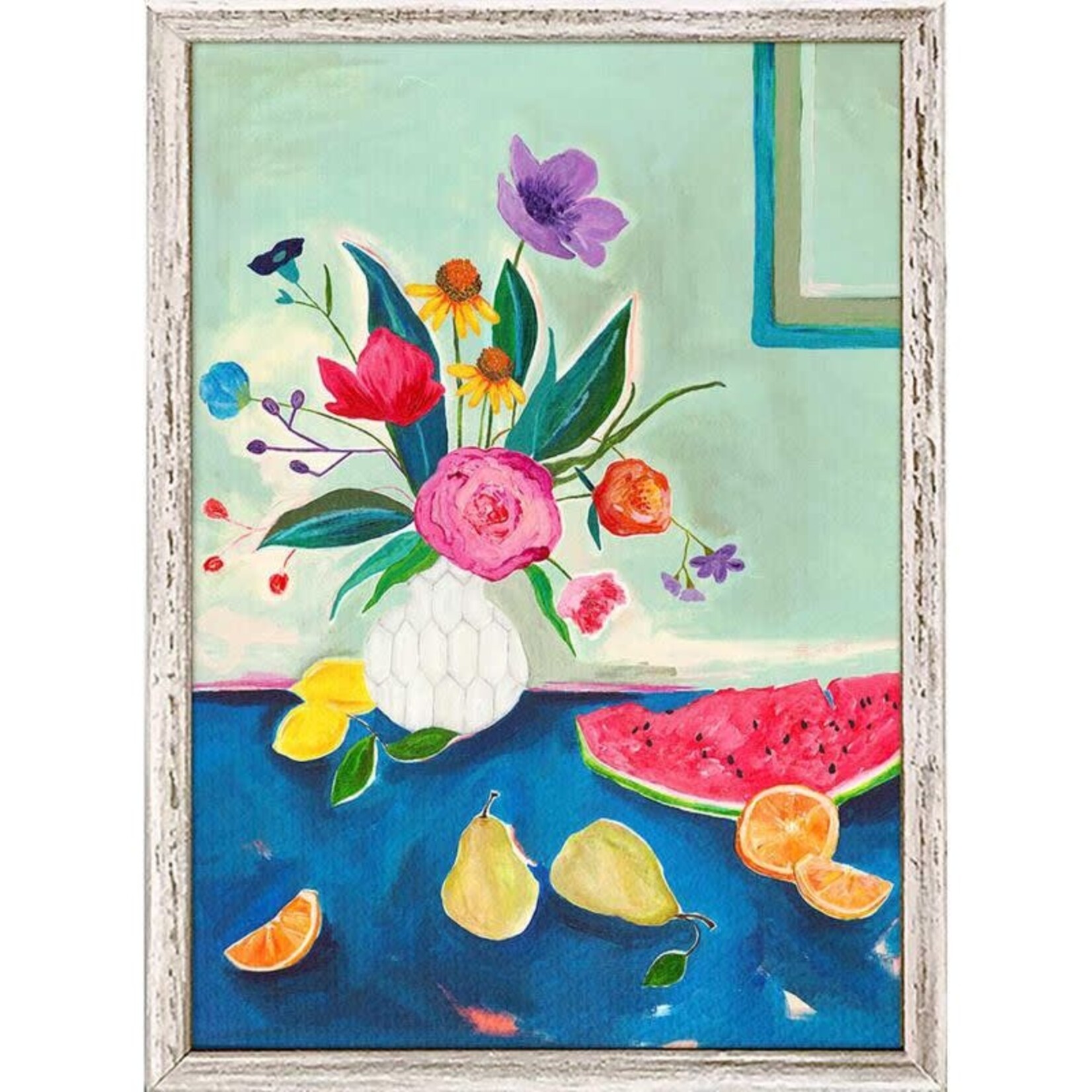 m. lynne designs one summer day framed canvas