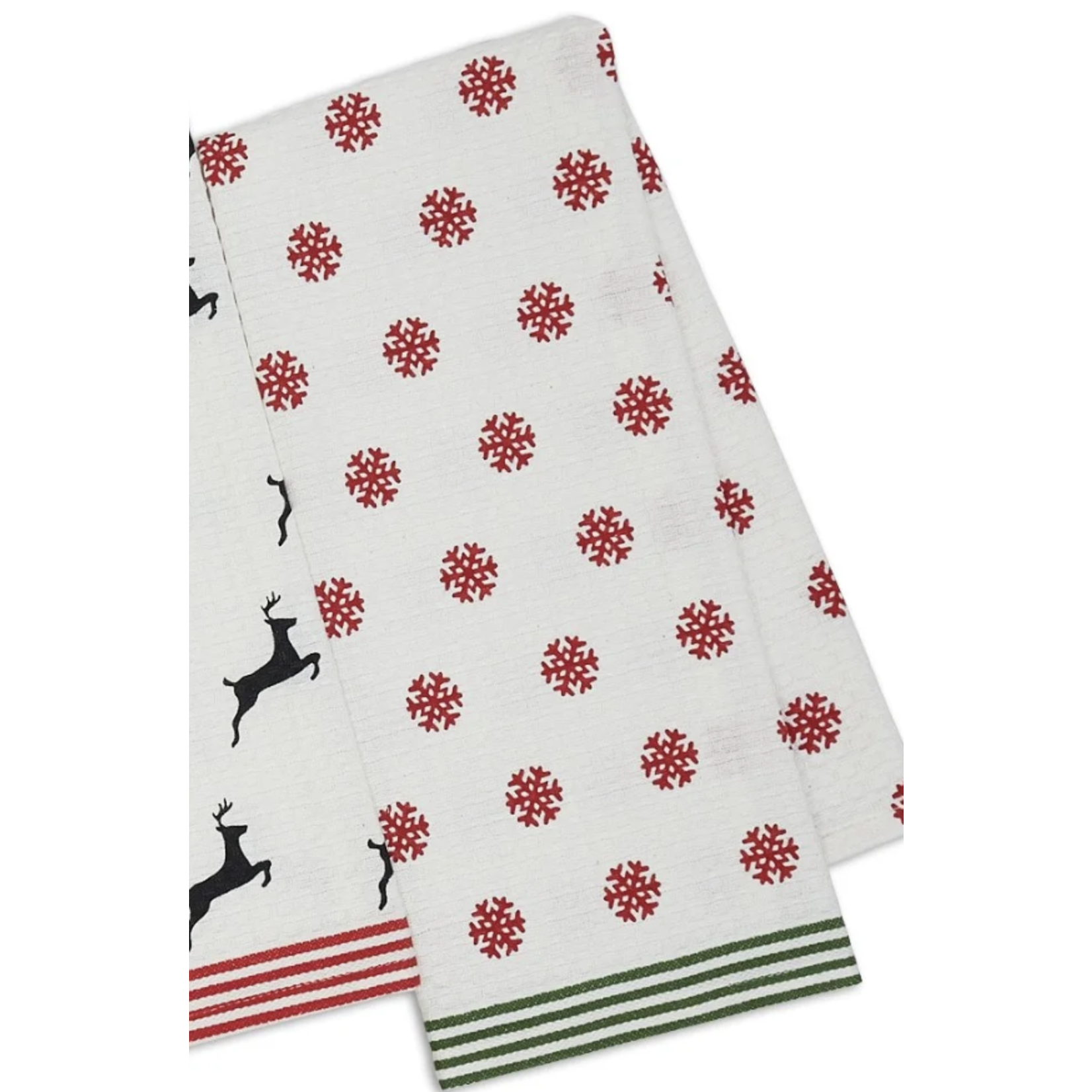 m. lynne designs north pole dishtowel