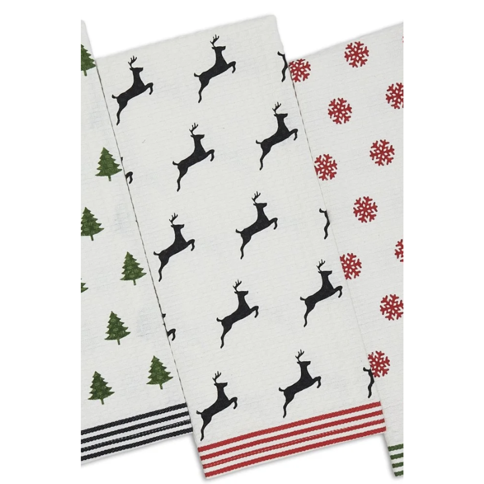 m. lynne designs north pole dishtowel