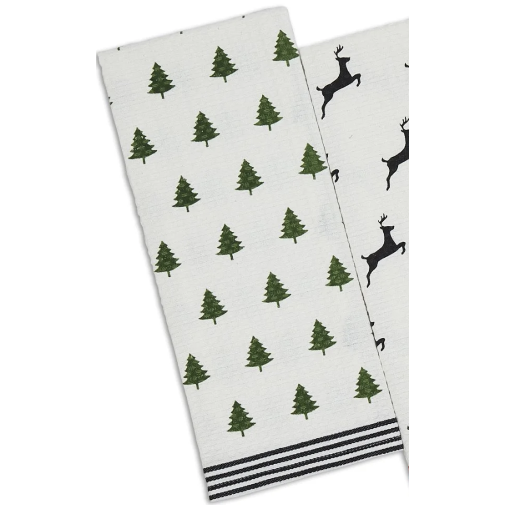 m. lynne designs north pole dishtowel