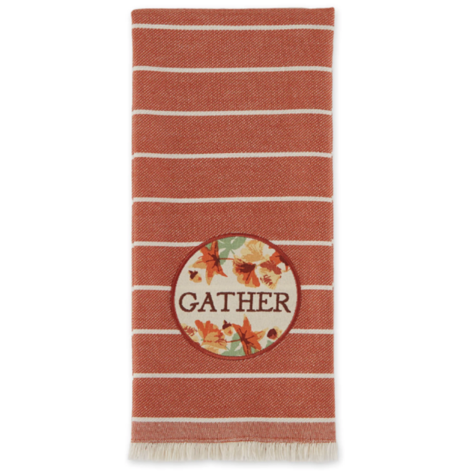 m. lynne designs gather family embellishment tea towel