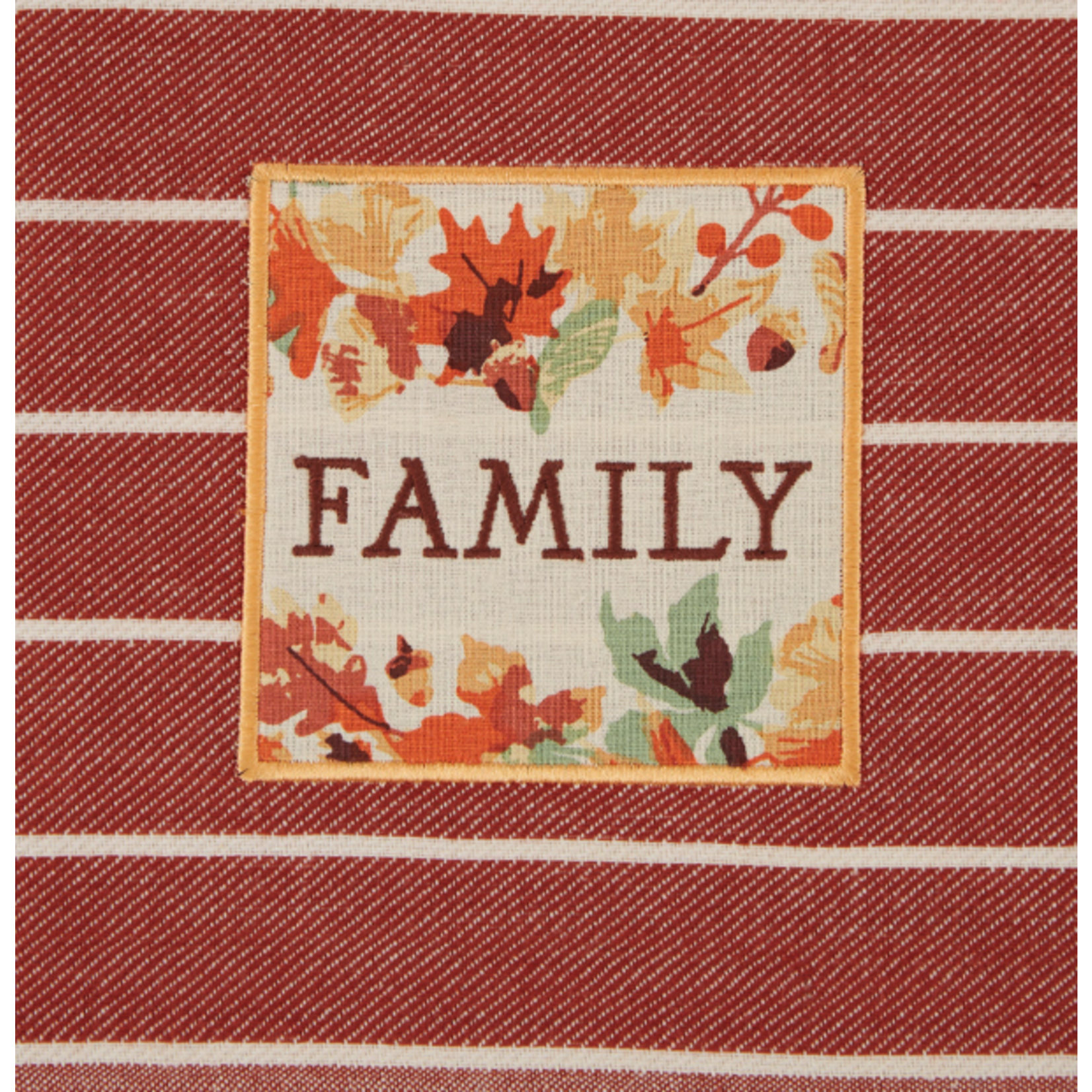 m. lynne designs gather family embellishment tea towel