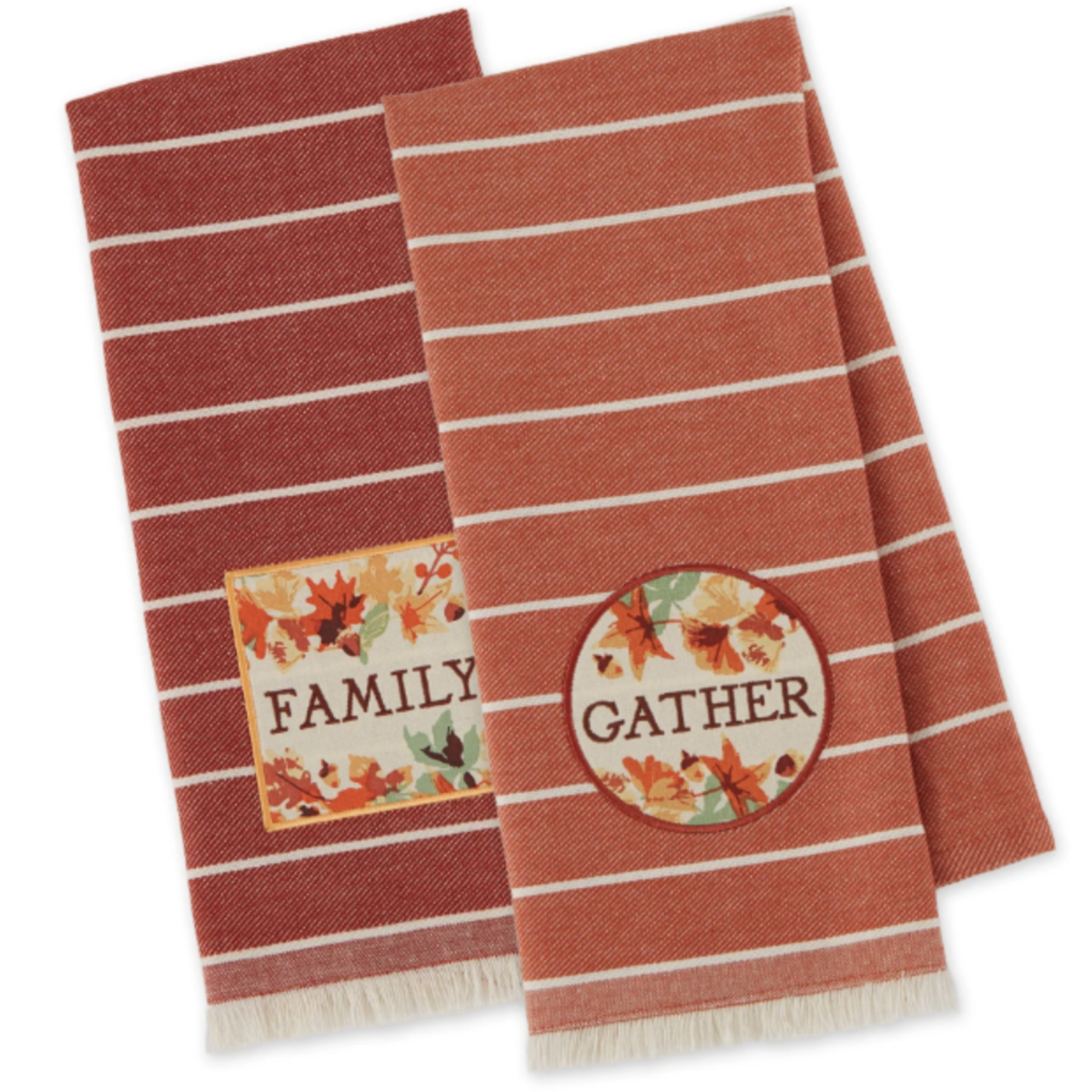 m. lynne designs gather family embellishment tea towel
