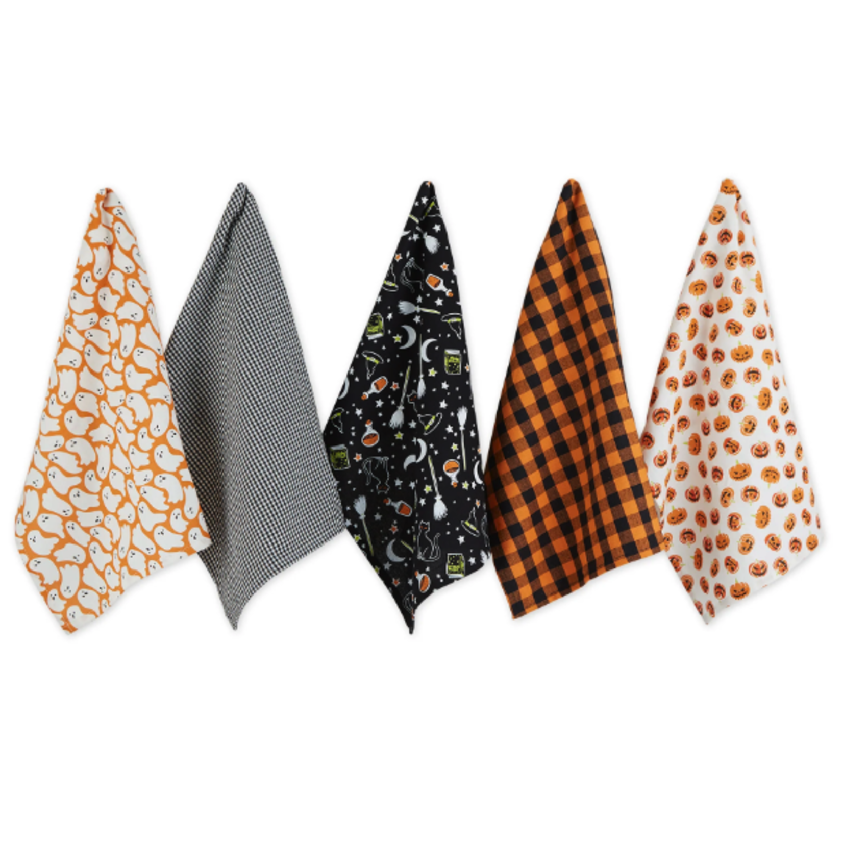m. lynne designs halloween spooky dishtowel