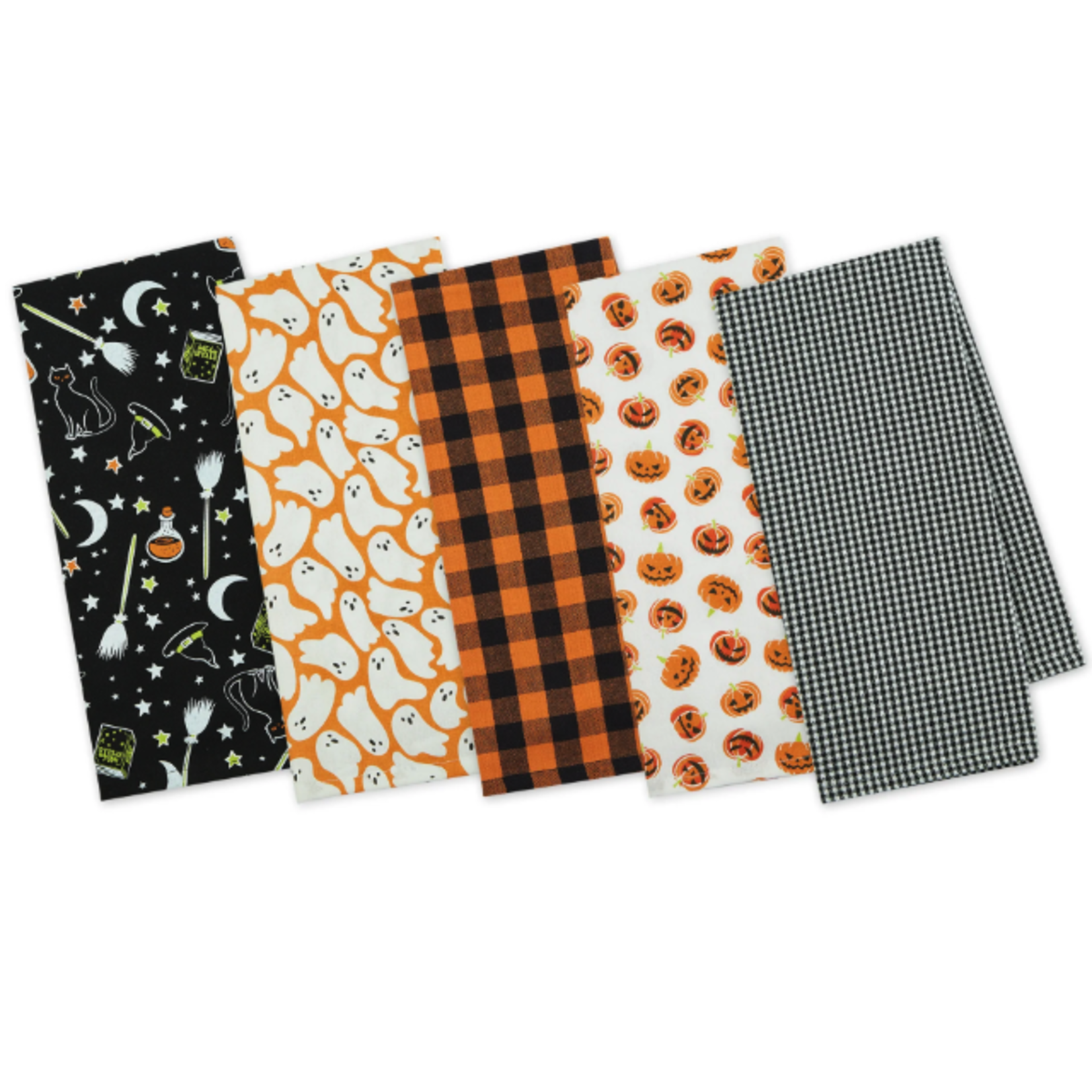 m. lynne designs halloween spooky dishtowel