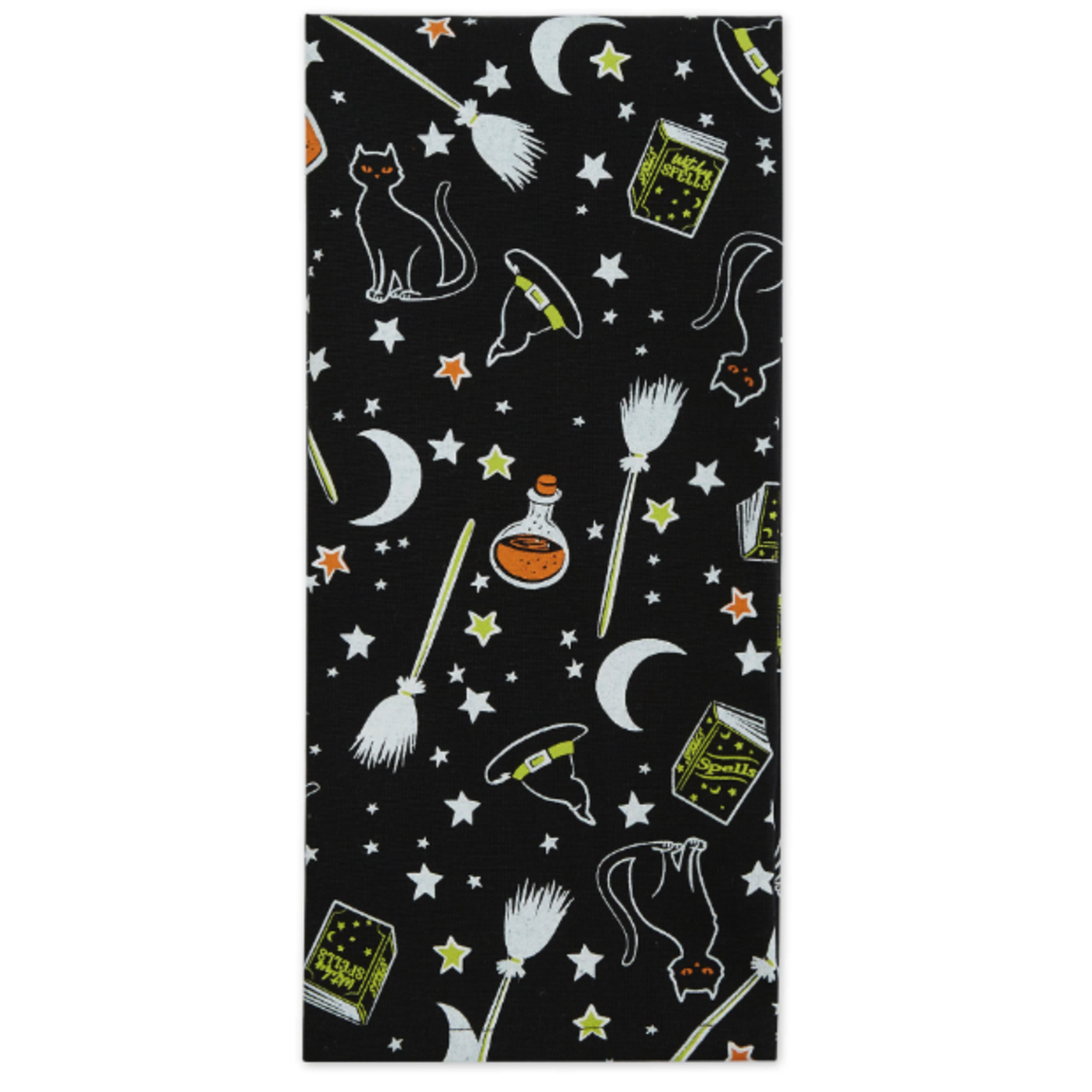 m. lynne designs halloween spooky dishtowel