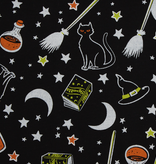 available at m. lynne designs halloween spooky dishtowel