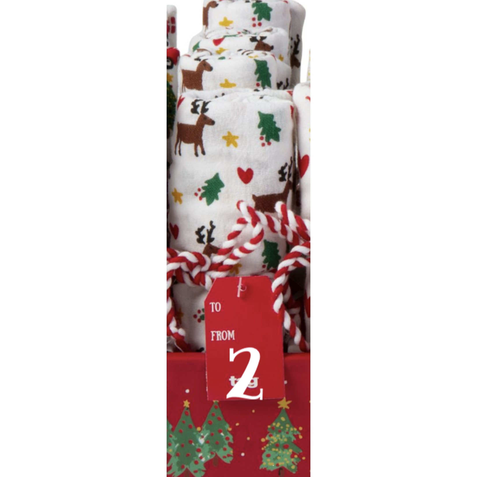 m. lynne designs christmas floursack towel