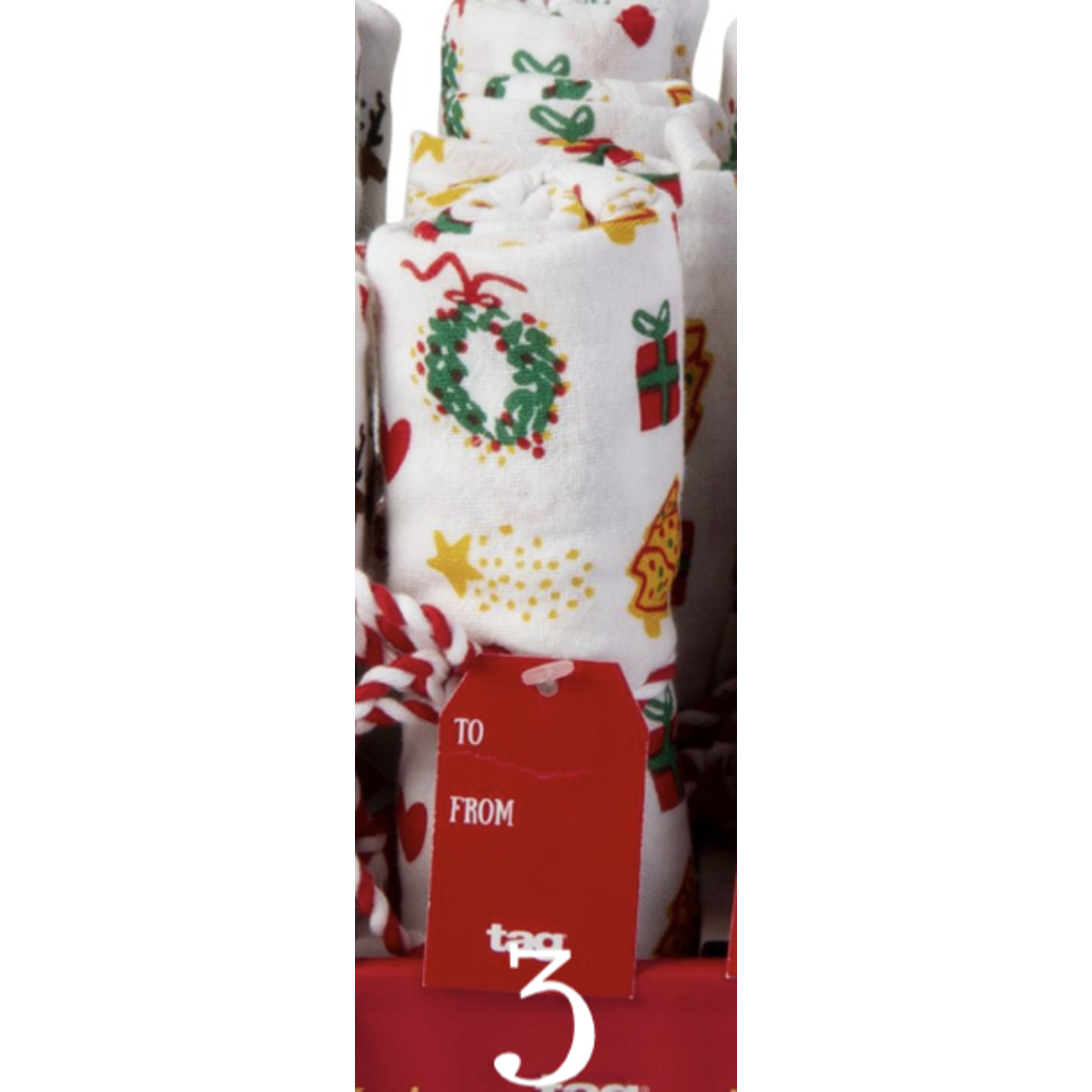 m. lynne designs christmas floursack towel