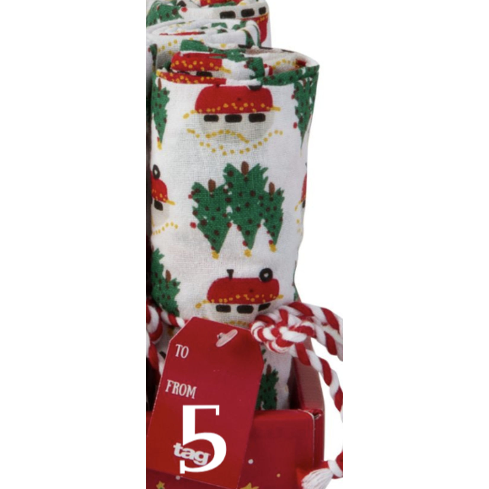 m. lynne designs christmas floursack towel