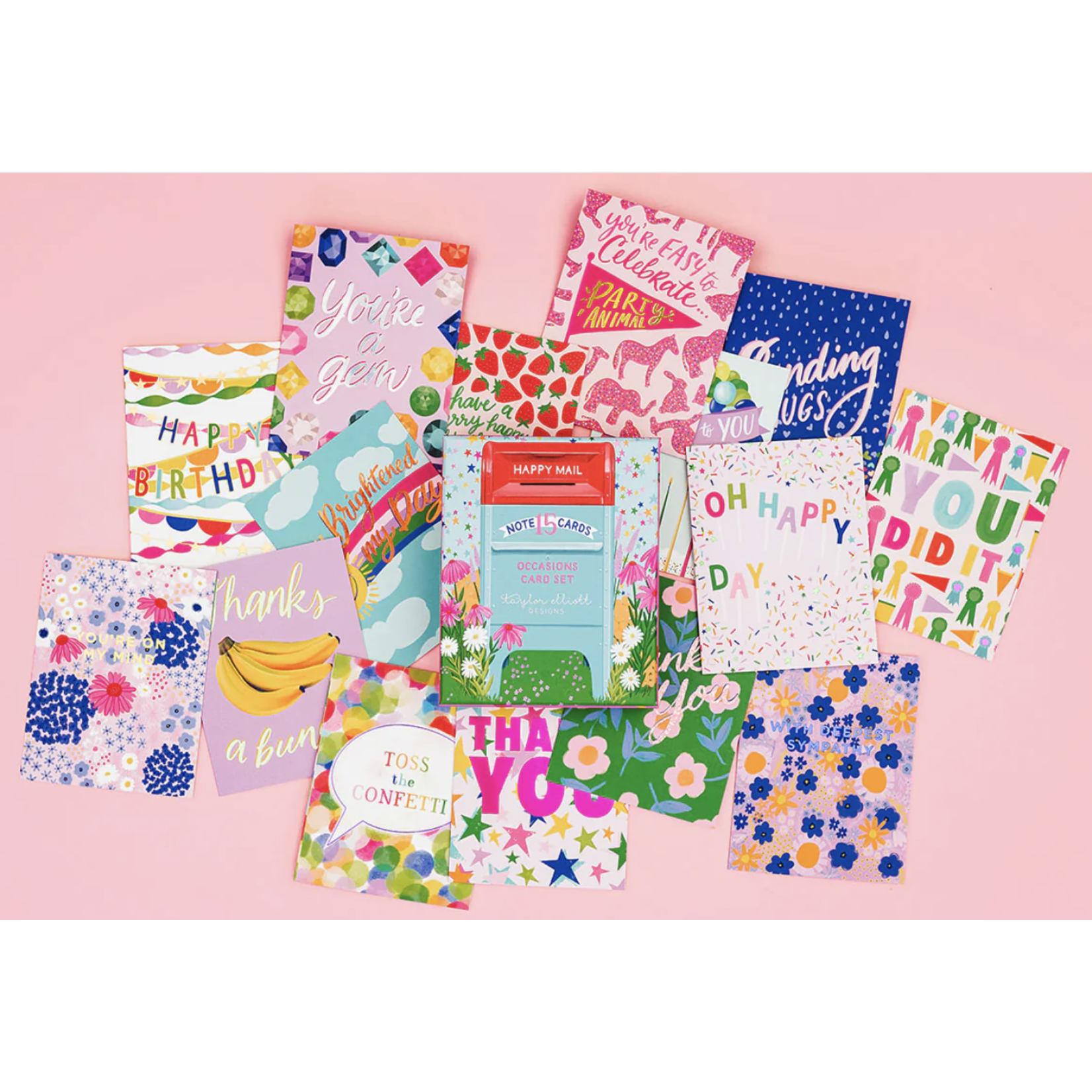 taylor elliott designs occasions note card set
