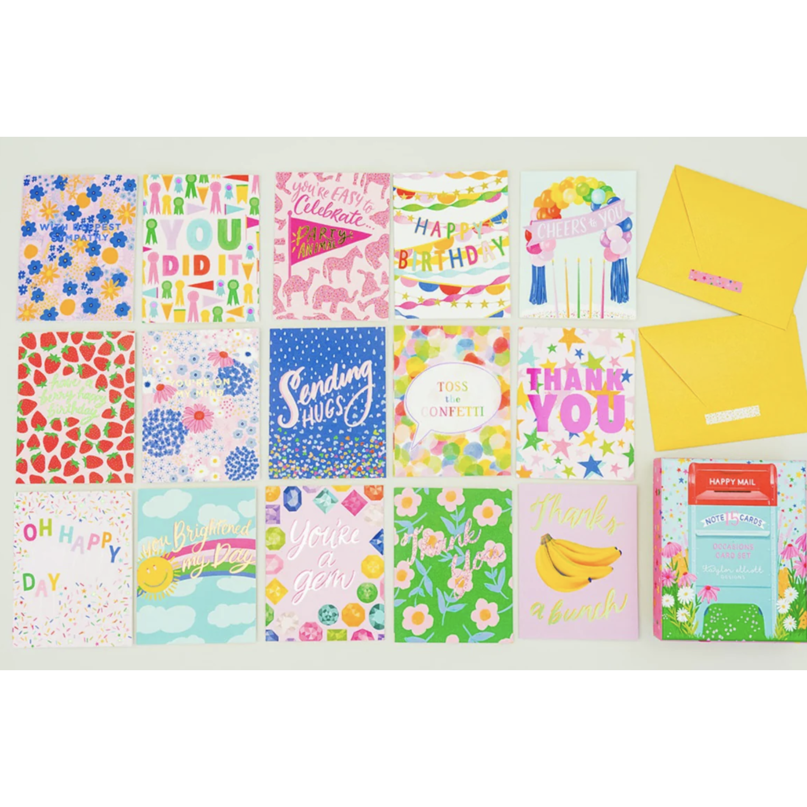 taylor elliott designs occasions note card set