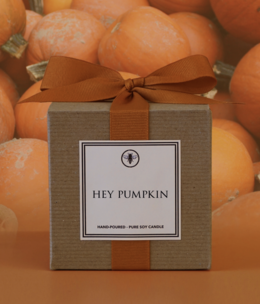 available at m. lynne designs hey pumpkin candle