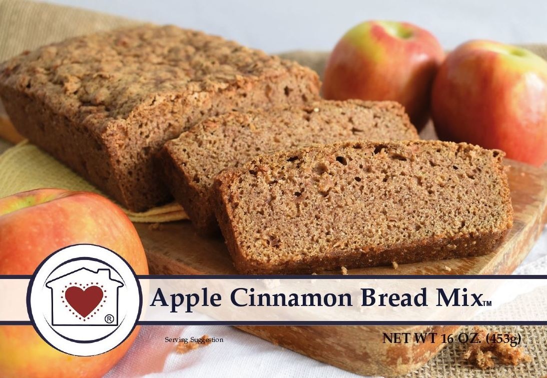 available at m. lynne designs Apple Cinnamon Bread Mix