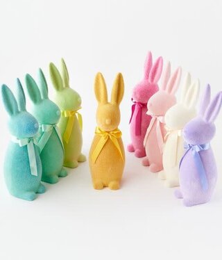 available at m. lynne designs Flocked Bunny