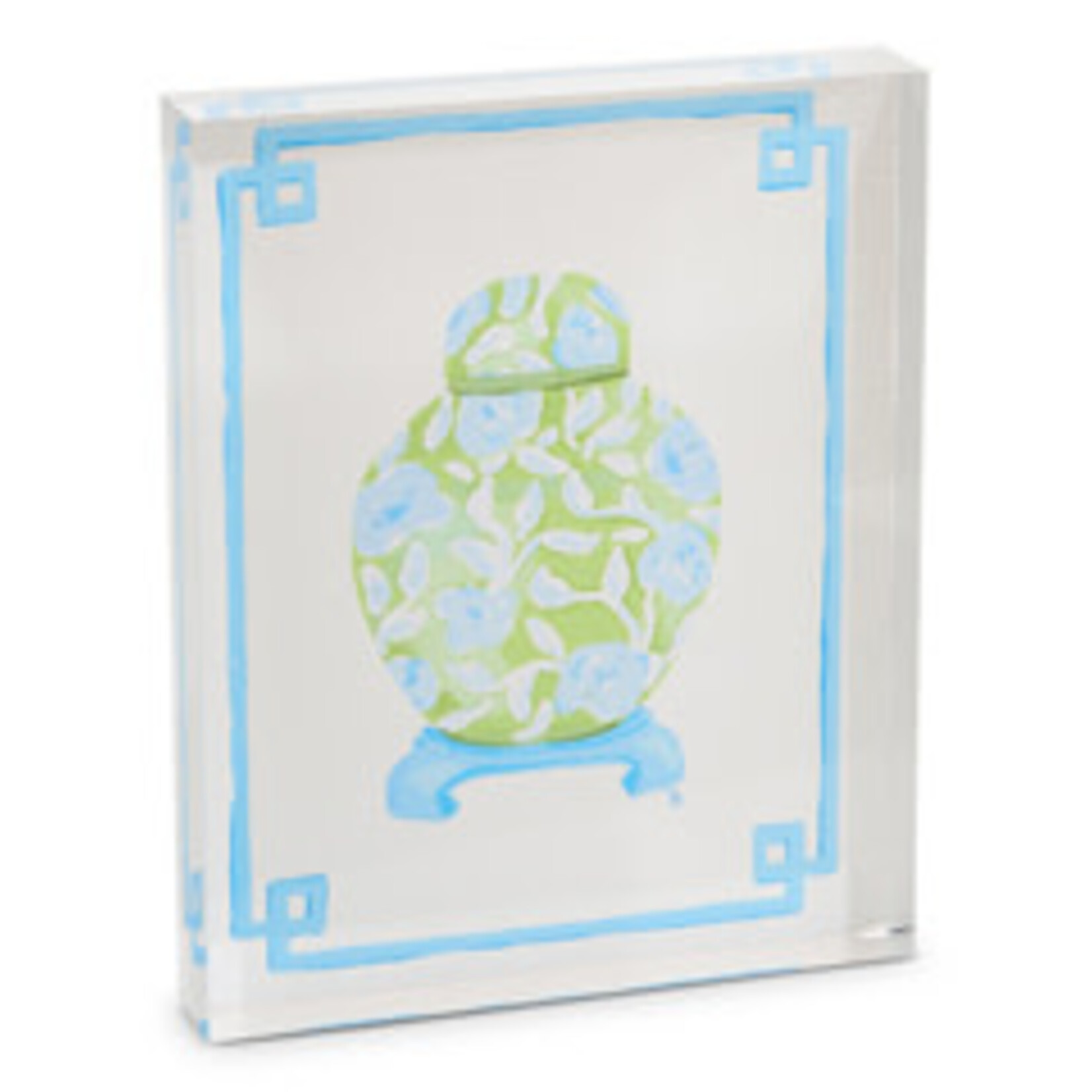 m. lynne designs acrylic ginger jar block