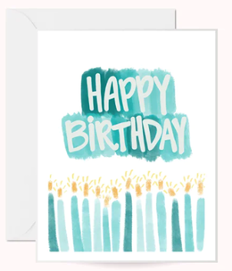 available at m. lynne designs Birthday Candles Card