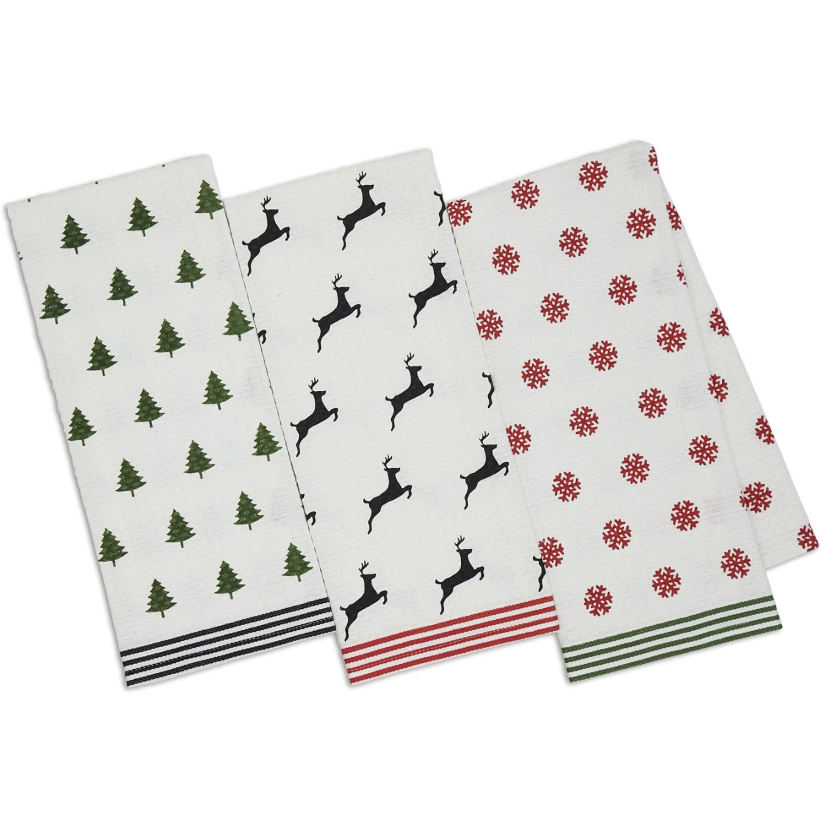 m. lynne designs north pole dishtowel