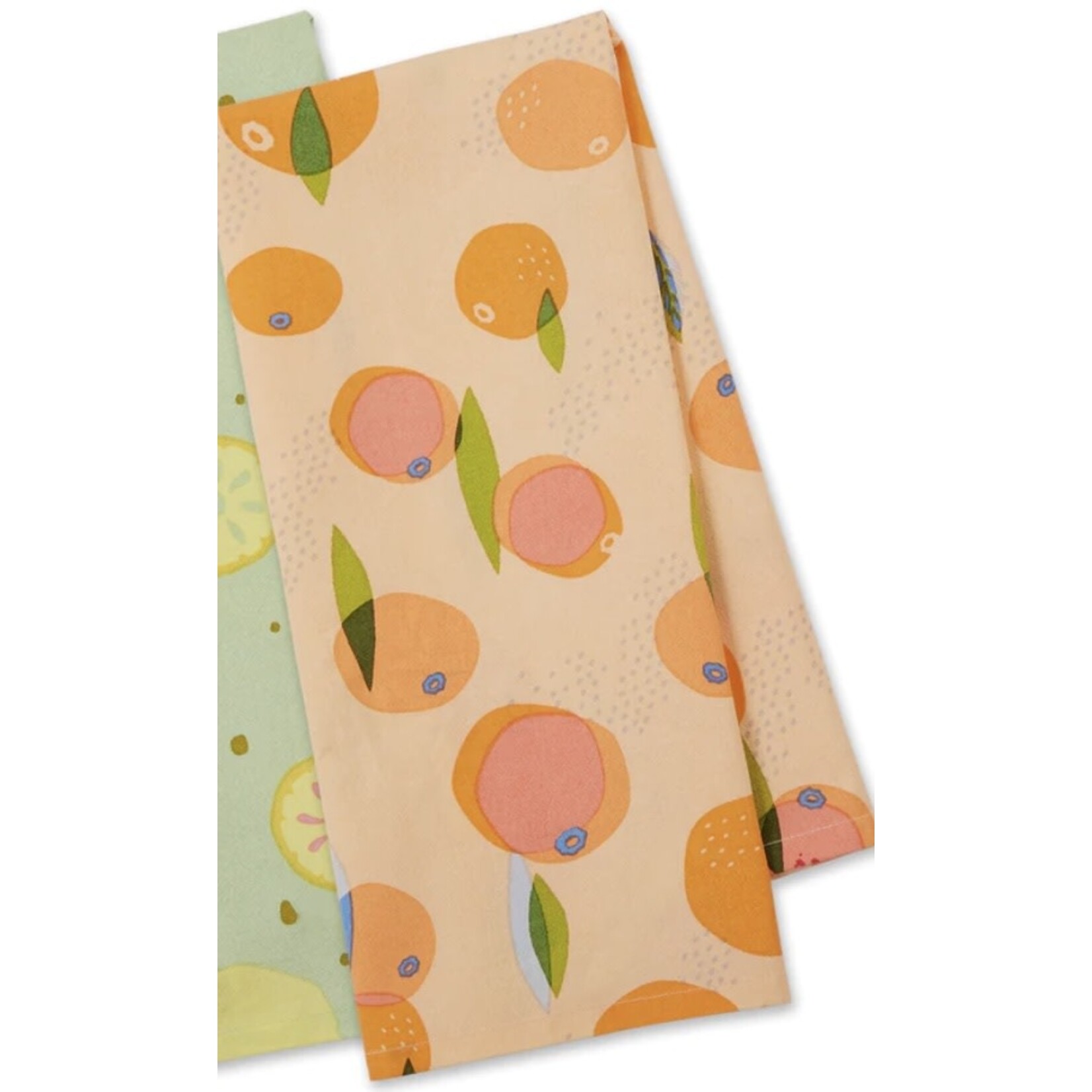 m. lynne designs funday fruits tea towel