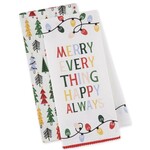m. lynne designs merry everything tea towel set