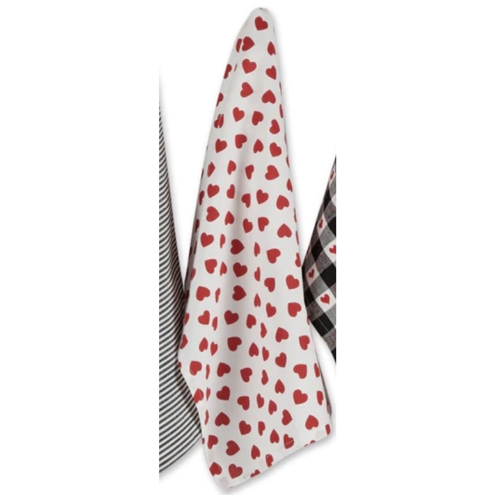 m. lynne designs valentine’s tea towel