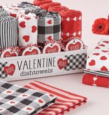 available at m. lynne designs Valentine's Tea Towels