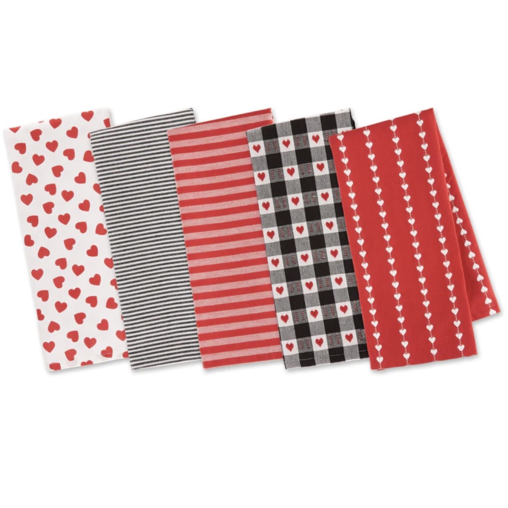 m. lynne designs valentine’s tea towel