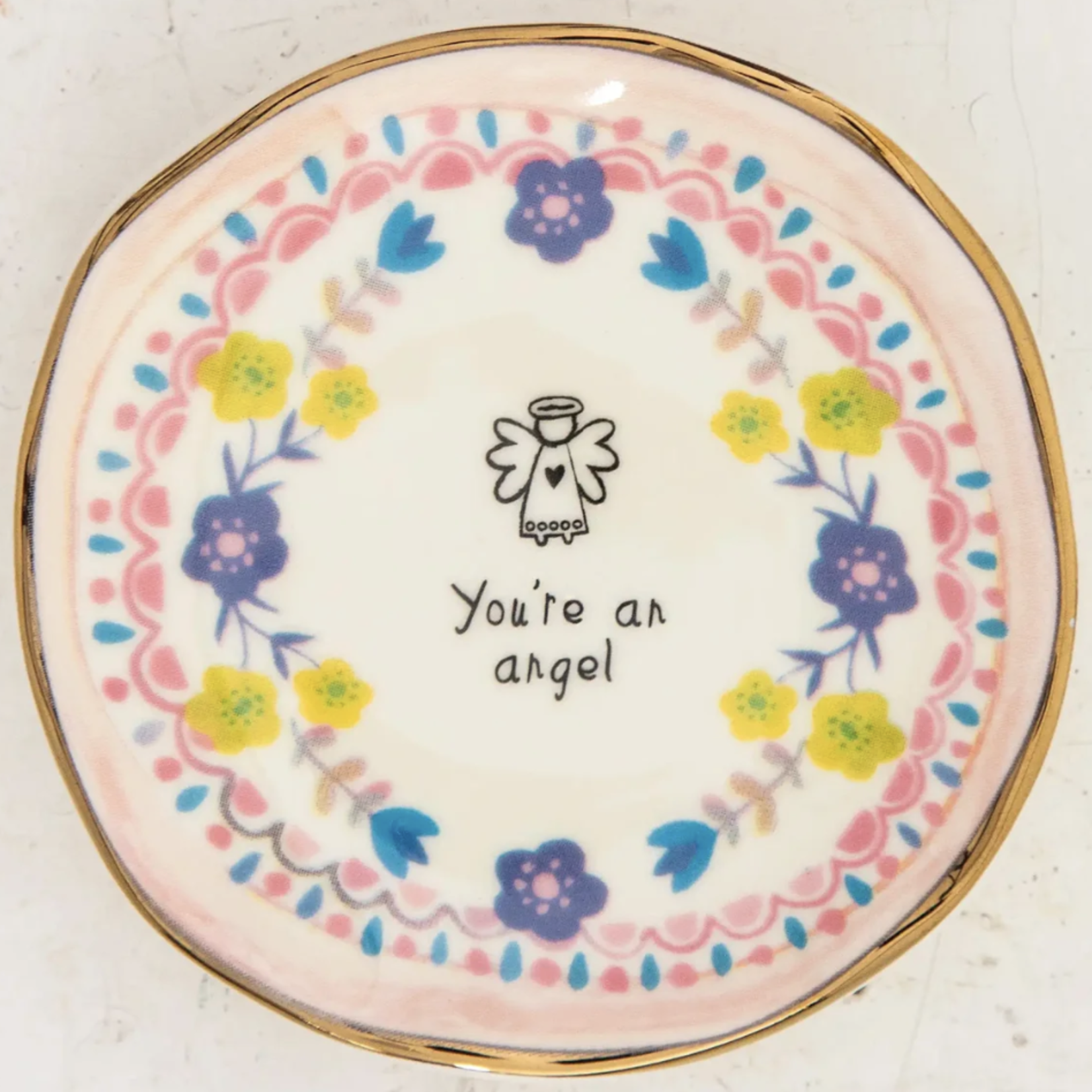 natural life you’re an angel trinket dish