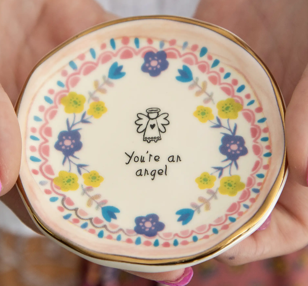 natural life Trinket Dish, You're an Angel