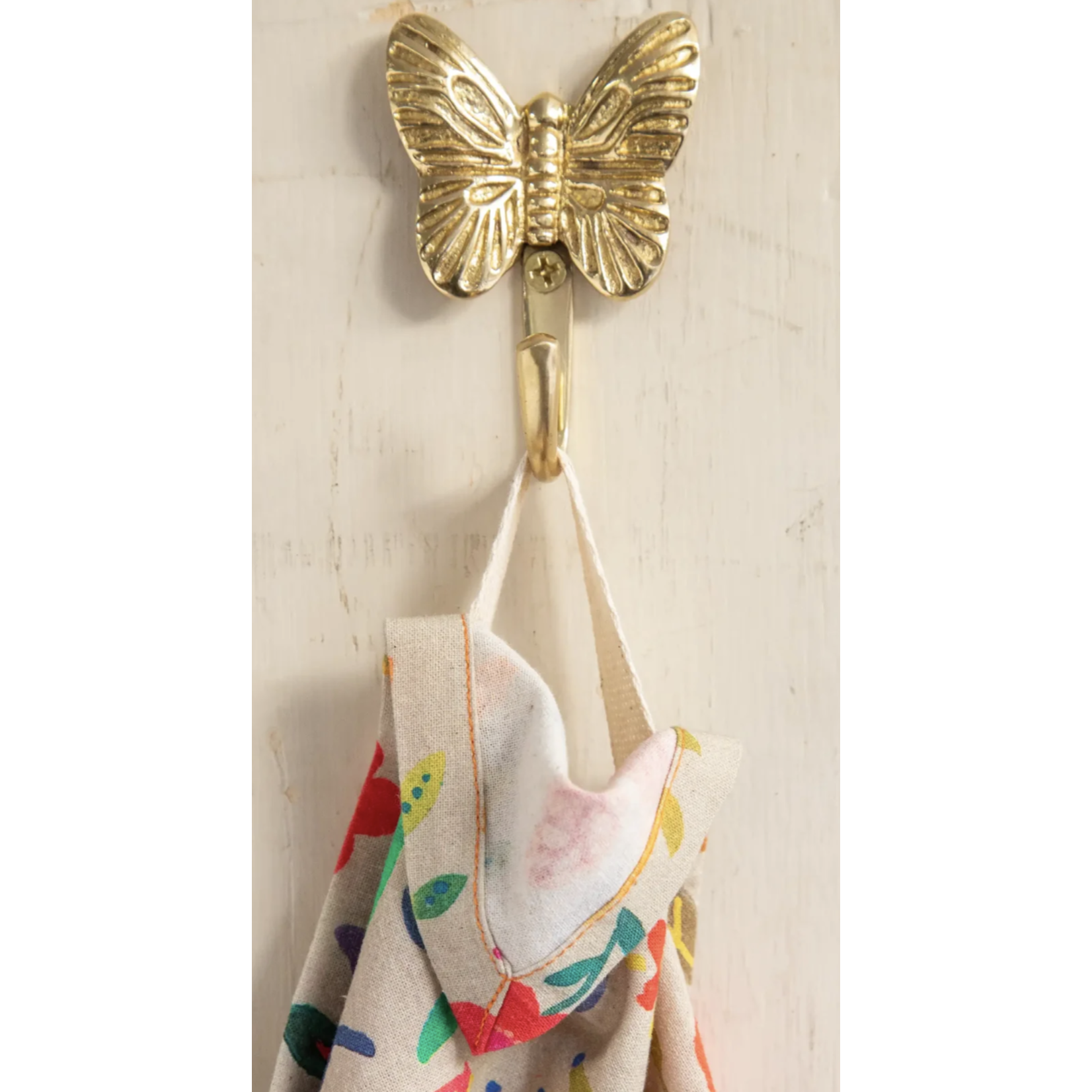 natural life cocoa folk tea towel