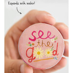 natural life light pink see the good washcloth